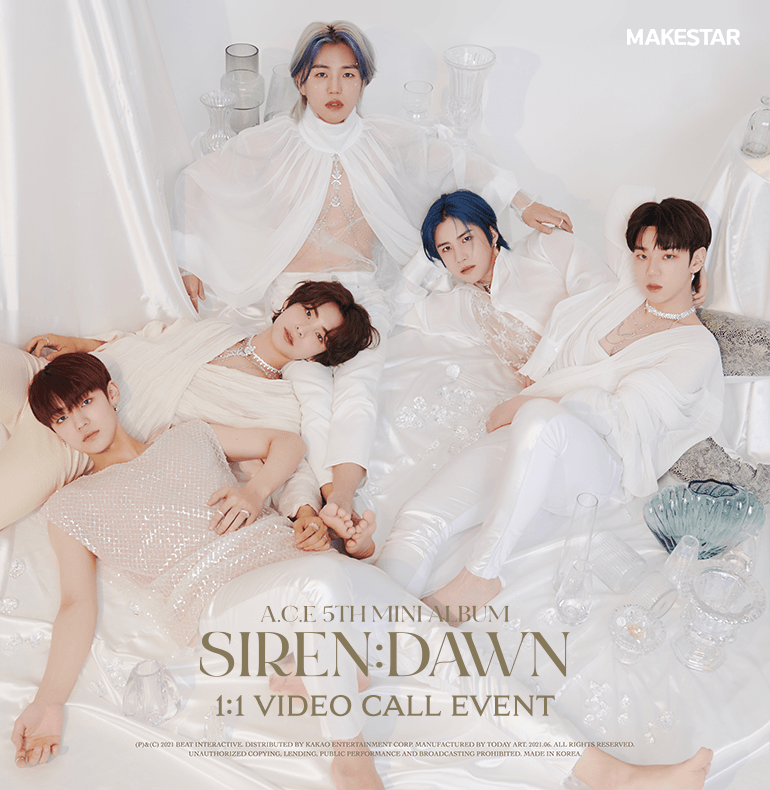 A C E 5th Mini Album Siren Dawn 1 1 Video Call Event Makestar