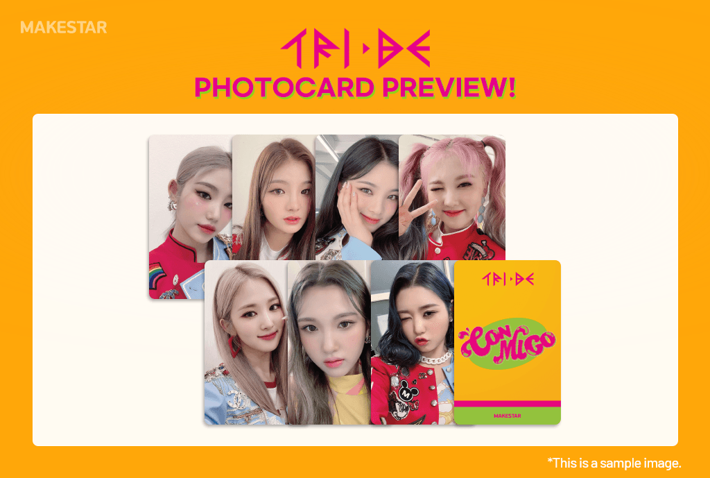 Tri Be Preview Of Special Photo Card Makestar